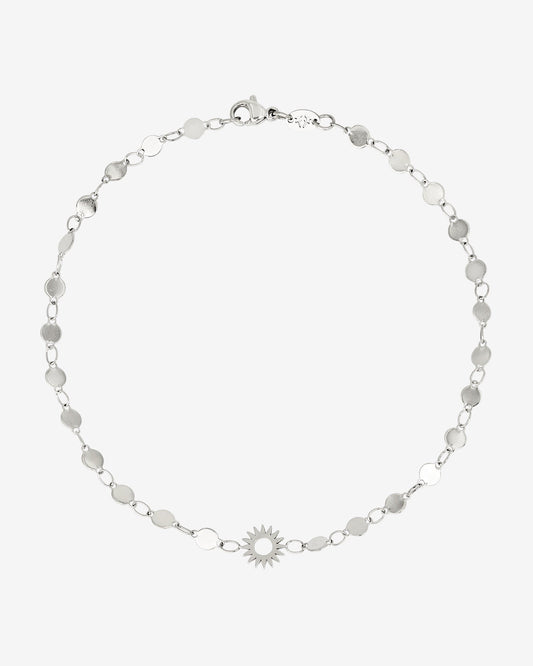 Sunny Side Up Anklet Silber