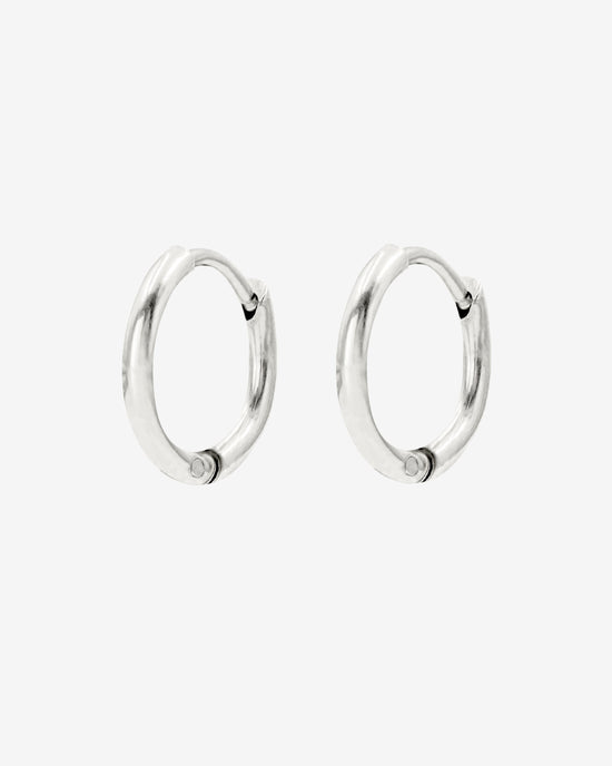 Slim Hoops Small Silber