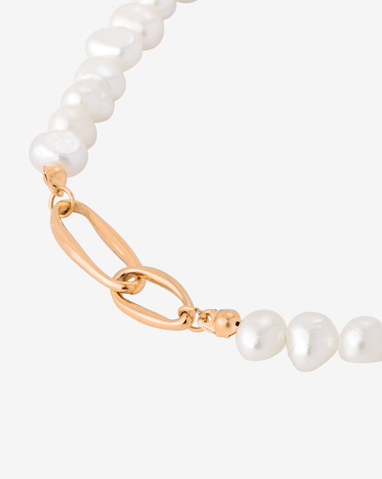 Fluidity Pearl Necklace Roségold