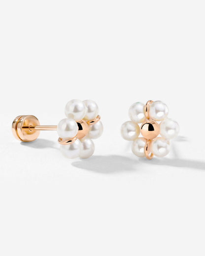 Daisy Studs Roségold