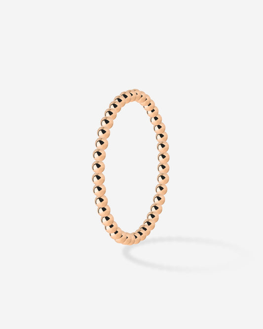 Narrow Sphere Ring Roségold