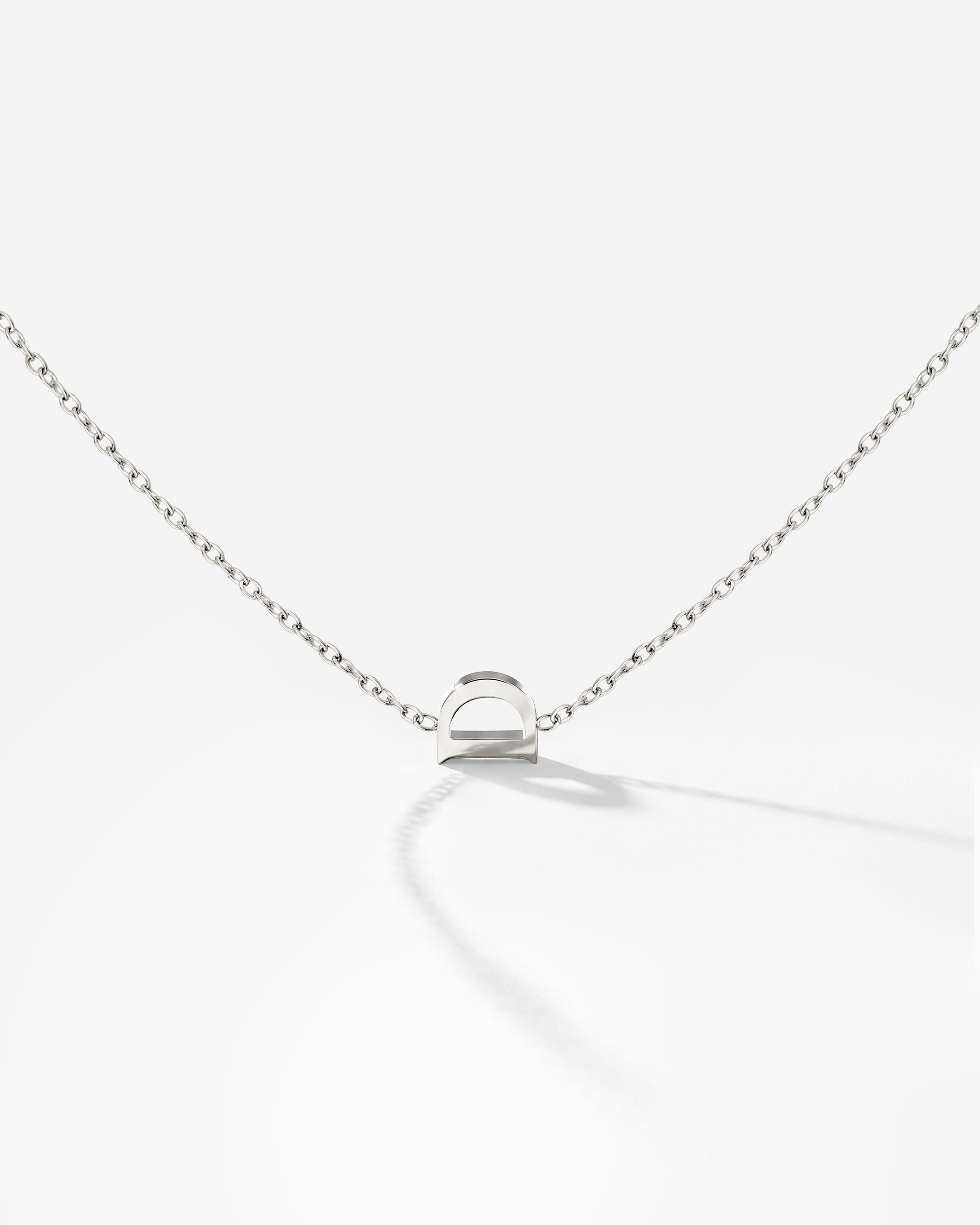 Tiny Letter Necklace