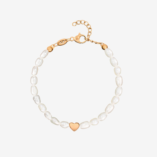 Love me a Pearl Bracelet Roségold