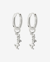 The Angel Hoop Set Small Silber