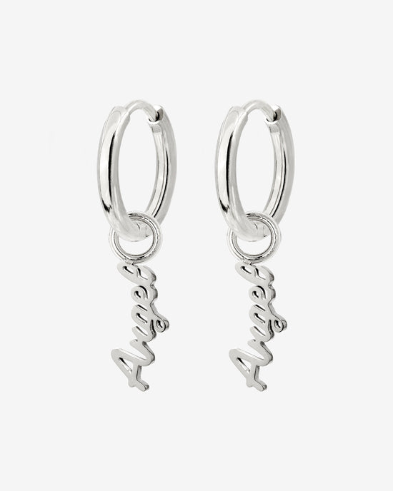 The Angel Hoop Set Small Silber
