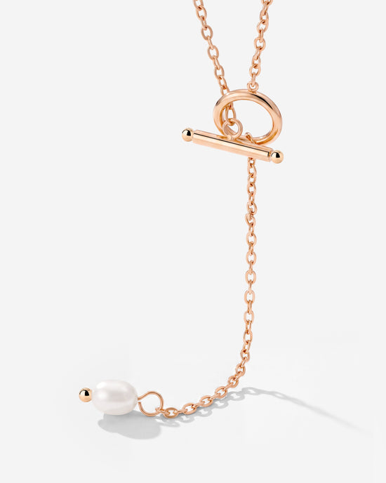 Cascade Pearl Y-Necklace
