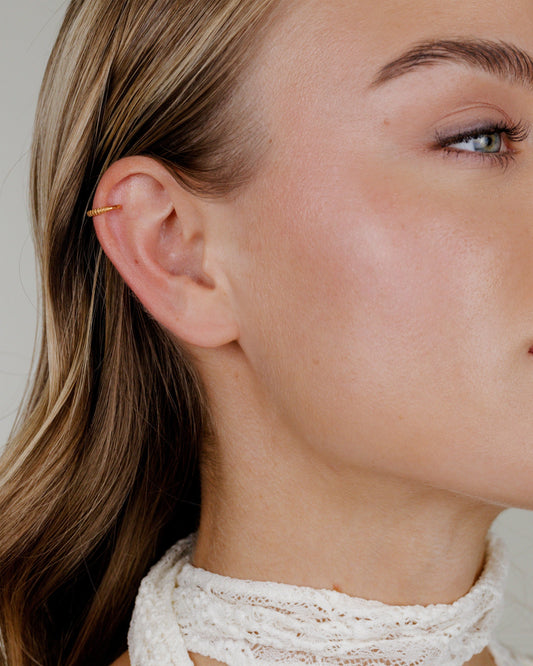 Striped Piercing Roségold