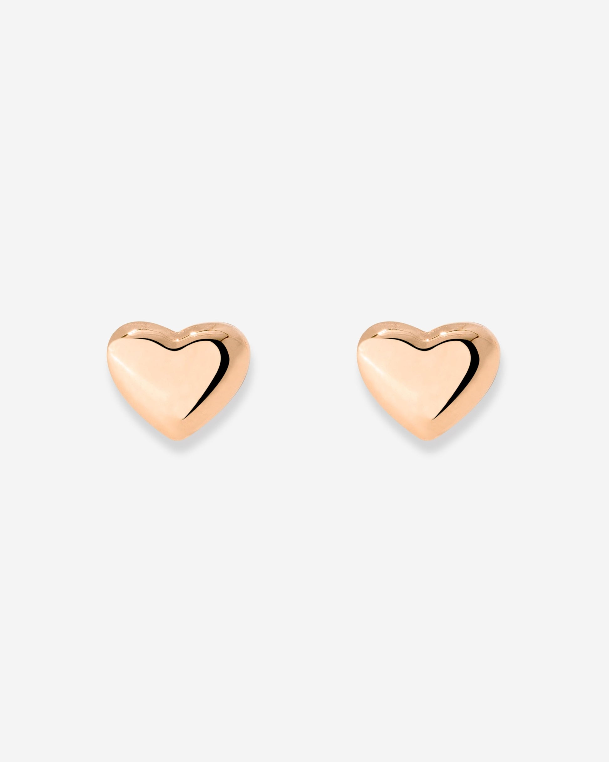 Lovely Heart Studs Roségold