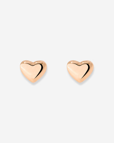 Lovely Heart Studs Roségold