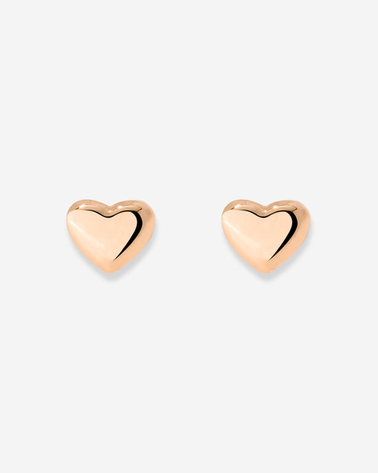 Lovely Heart Studs Roségold