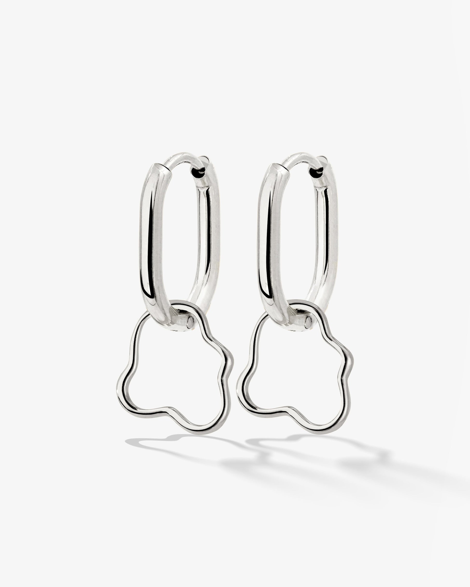 Forming Fluids Oval Hoop Set Baby Silber