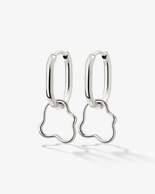 Forming Fluids Oval Hoop Set Baby Silber