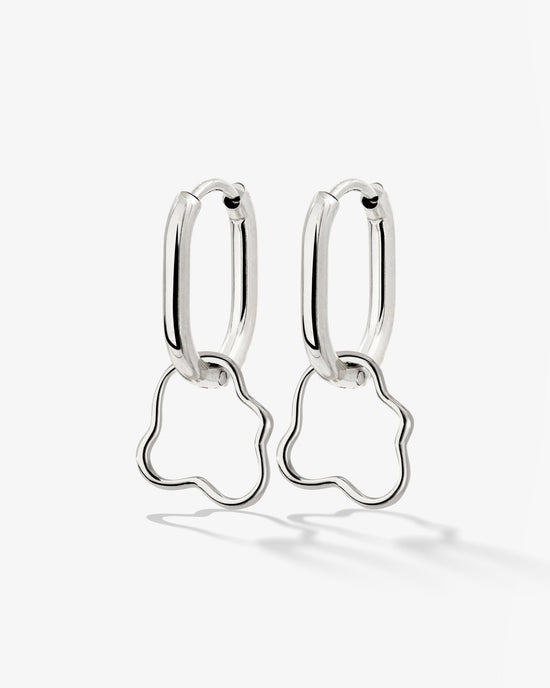 Forming Fluids Oval Hoop Set Baby Silber