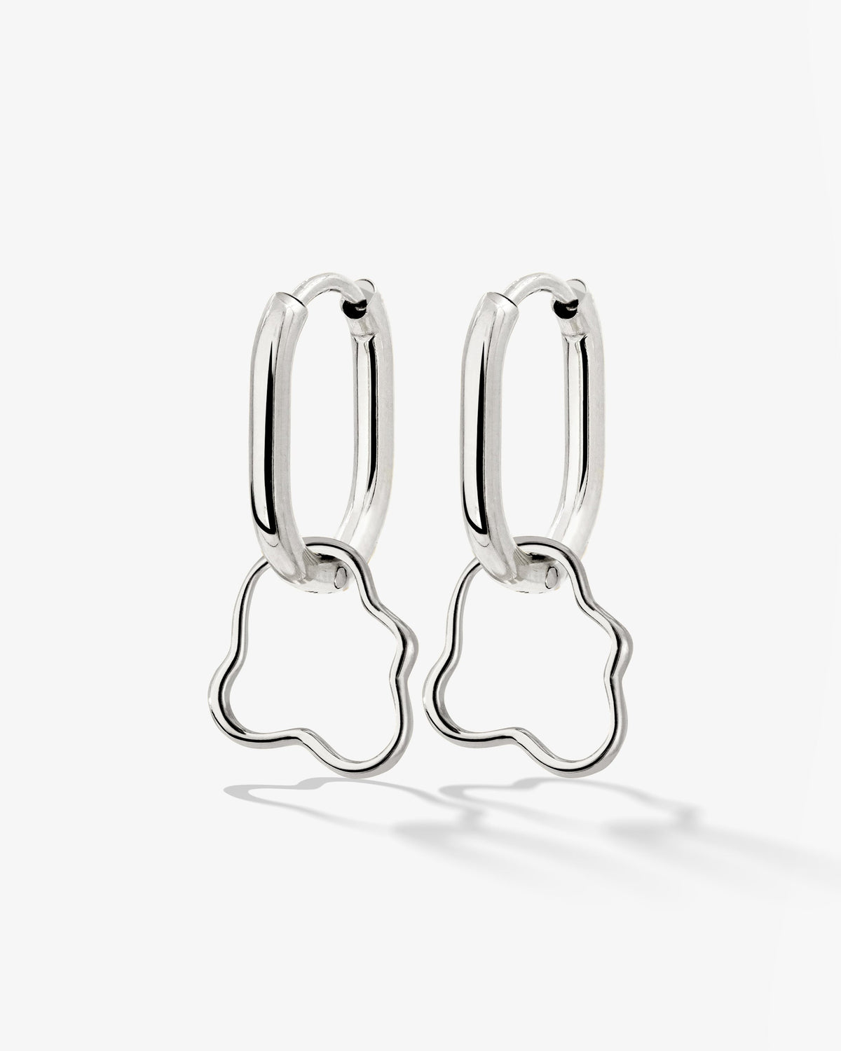 Forming Fluids Oval Hoop Set Baby Silber