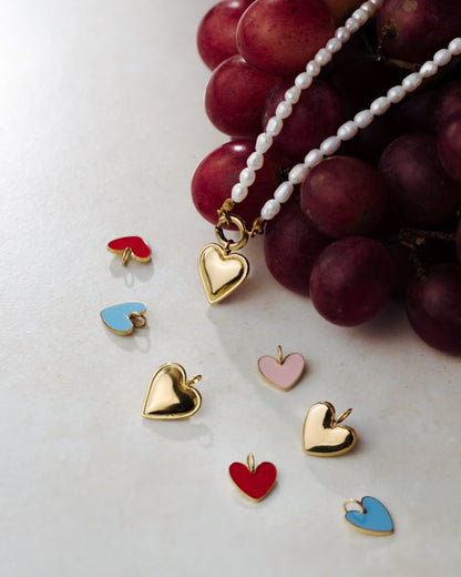 Pearly Charm Necklace Set