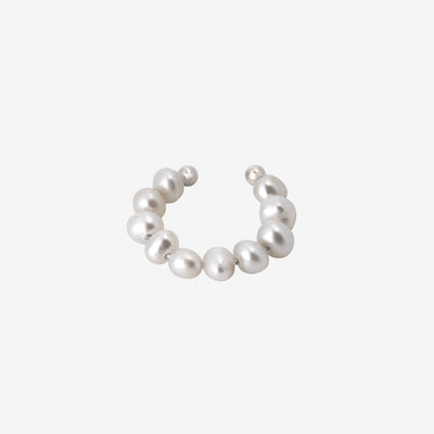 Pippo Pearl Ear Cuff Silber