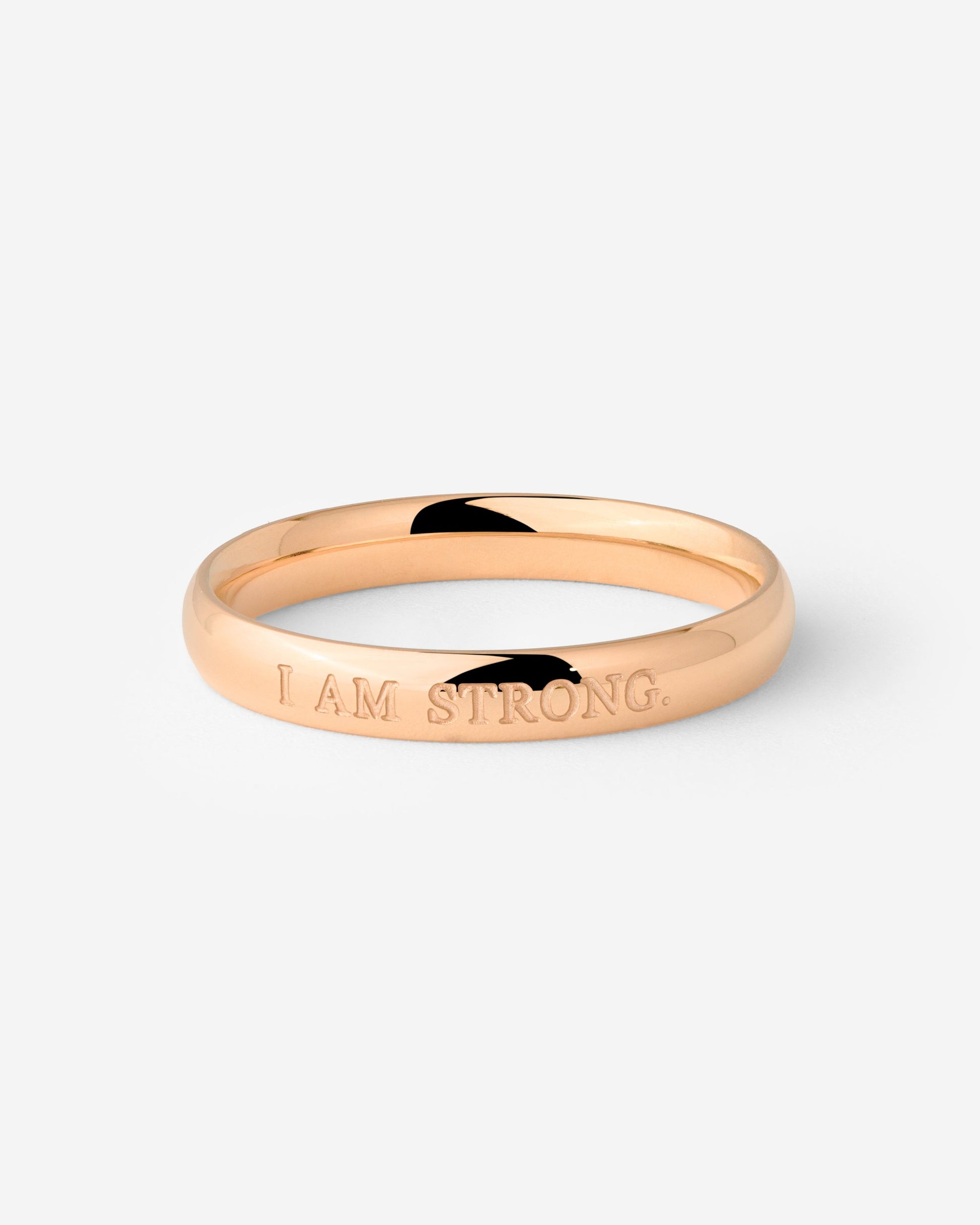 I am strong Ring Roségold