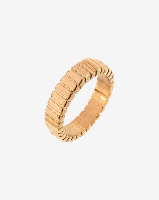 Striped Ring Bold Roségold