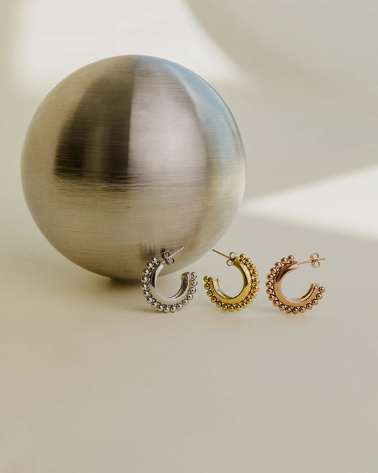 Glow Drops Hoop Studs