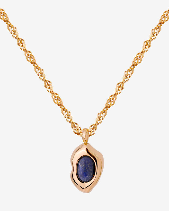 Blue Breeze Necklace Roségold