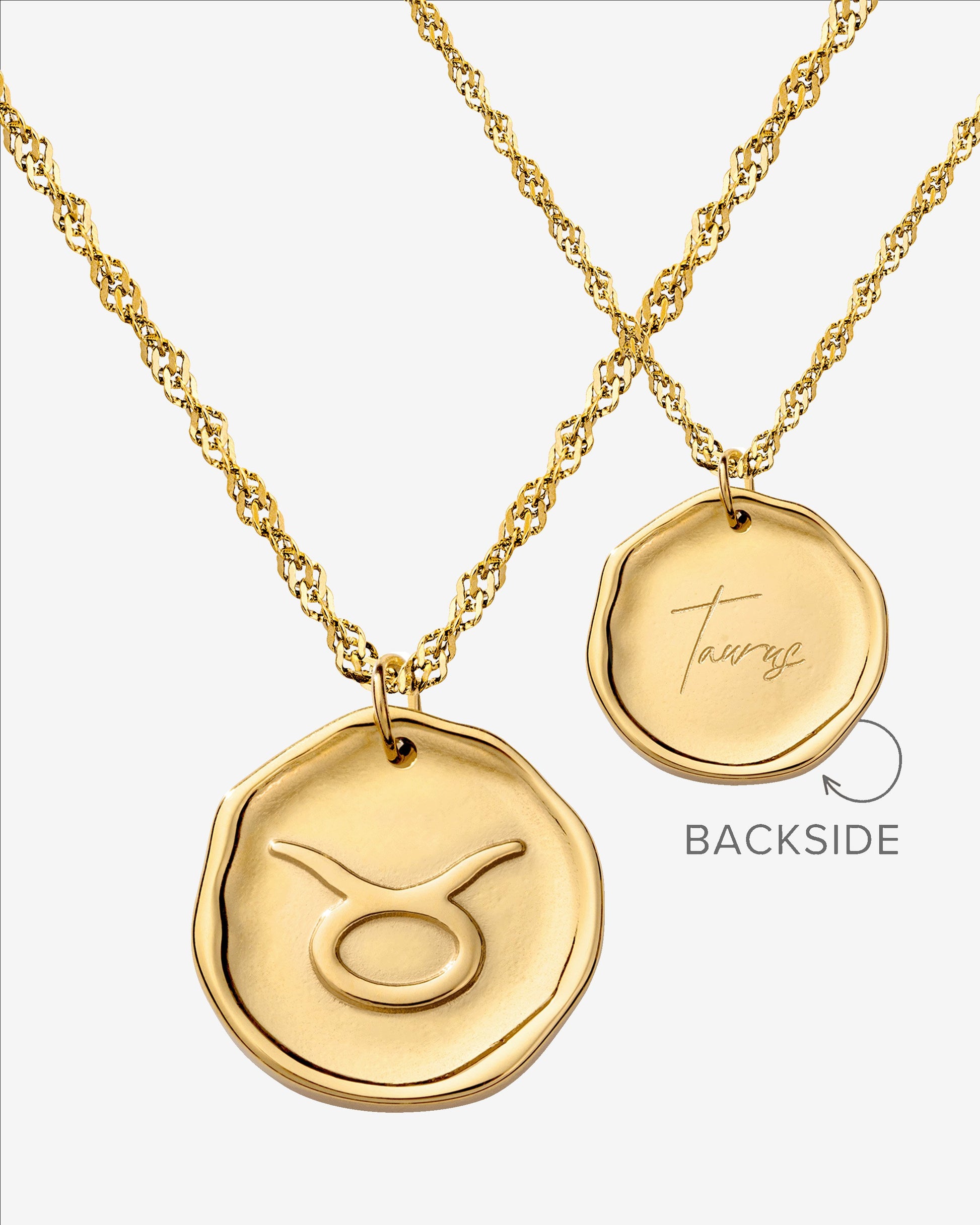 Zodiac Necklace Gold