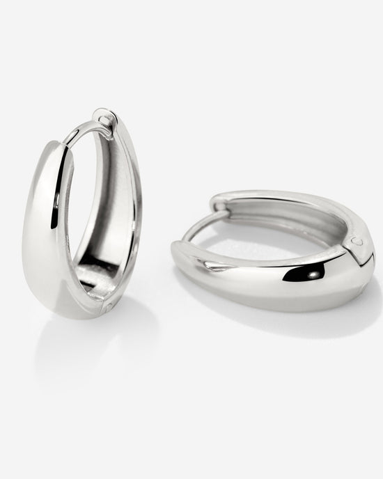 Seeker Hoops Small Silber