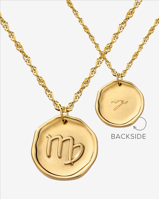 Zodiac Necklace Gold