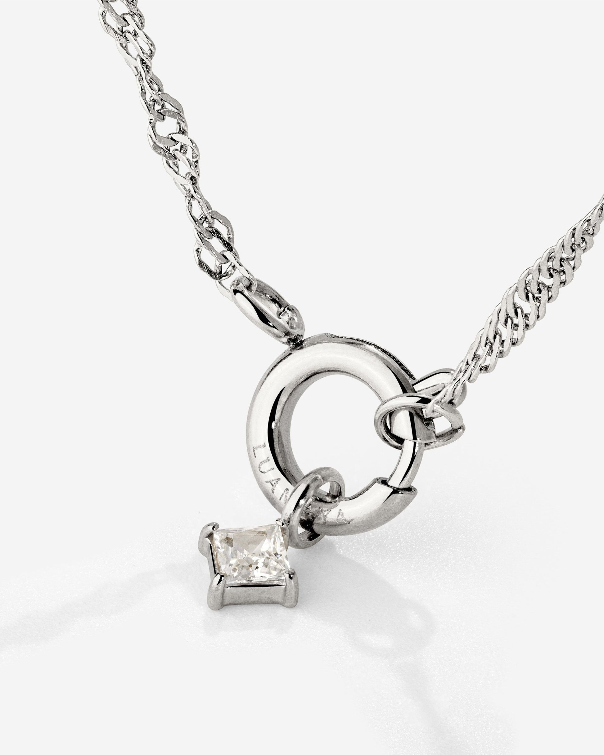 North Star Singapore Chain Necklace Set Silber