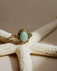 Sea Glass Ring Silber