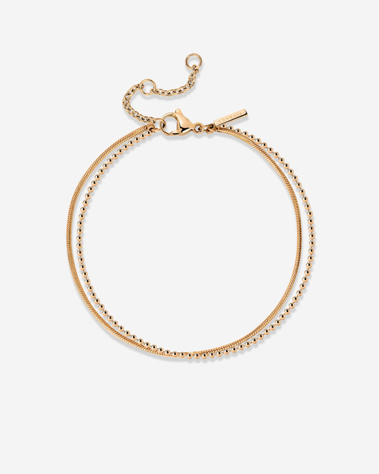 Duo Beads Bracelet Roségold