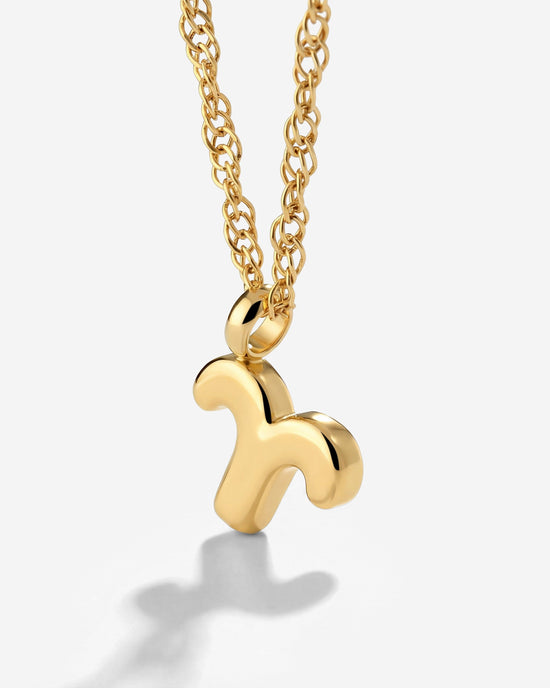 Aries Bubble Necklace Gold
