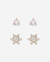 Glimmering Petals Stud Bundle Roségold