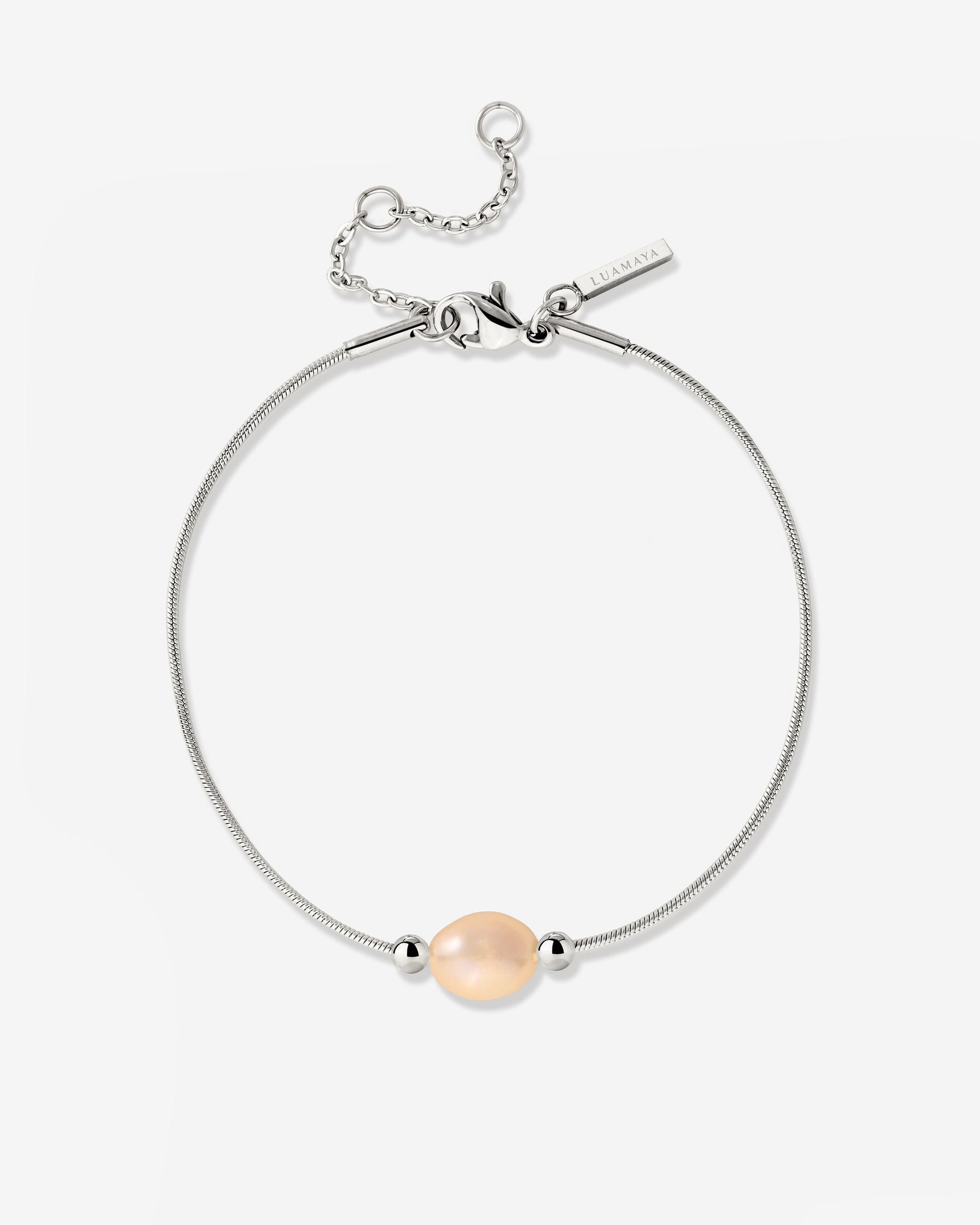 Blush Pearl Bracelet Silber