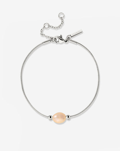 Blush Pearl Bracelet Silber