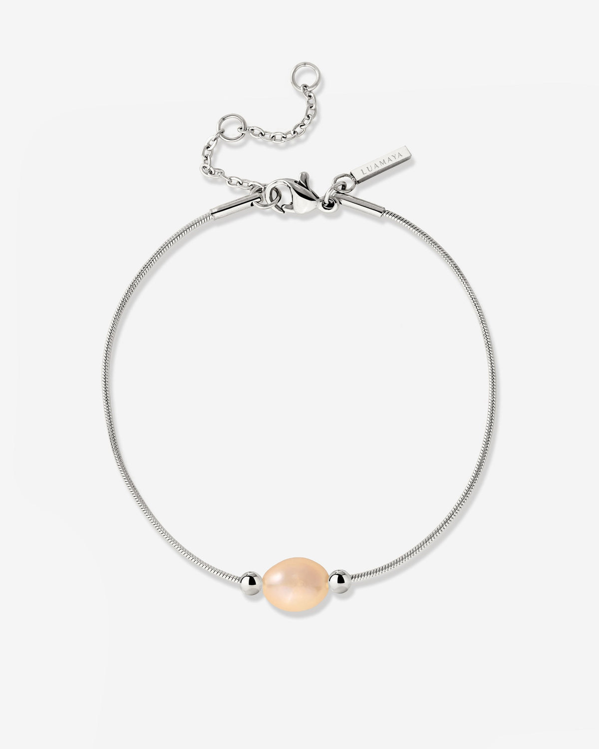 Blush Pearl Bracelet Silber