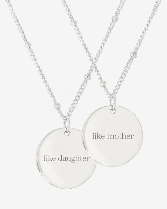 Mother & Daughter Necklace Bundle Silber