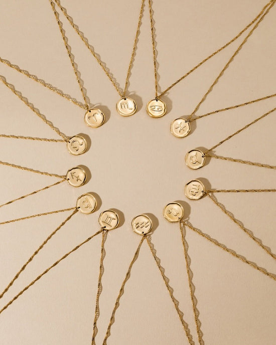 Zodiac Necklace – Gemini / Zwilling Roségold