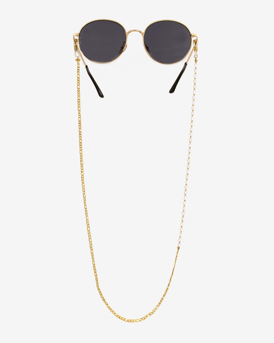 Pearly Sunglasses Chain Gold