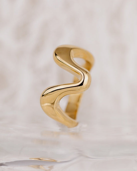 High 'n' Low Ring Gold