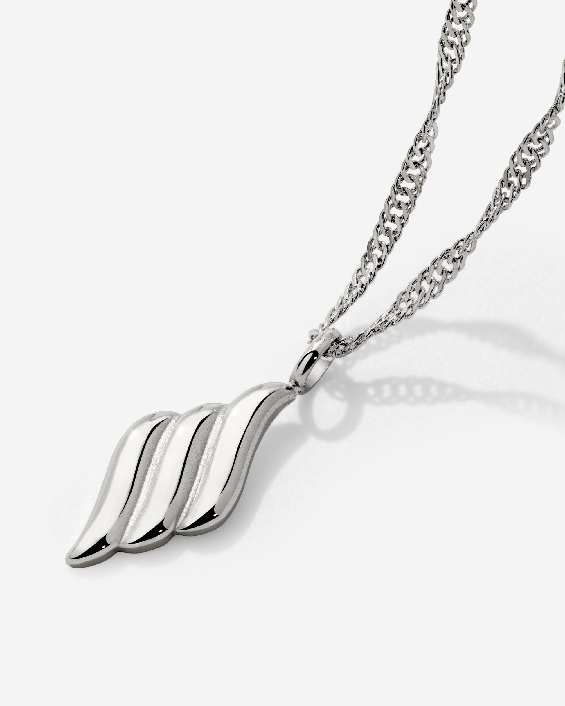 Lustrous Pendant Necklace Silber