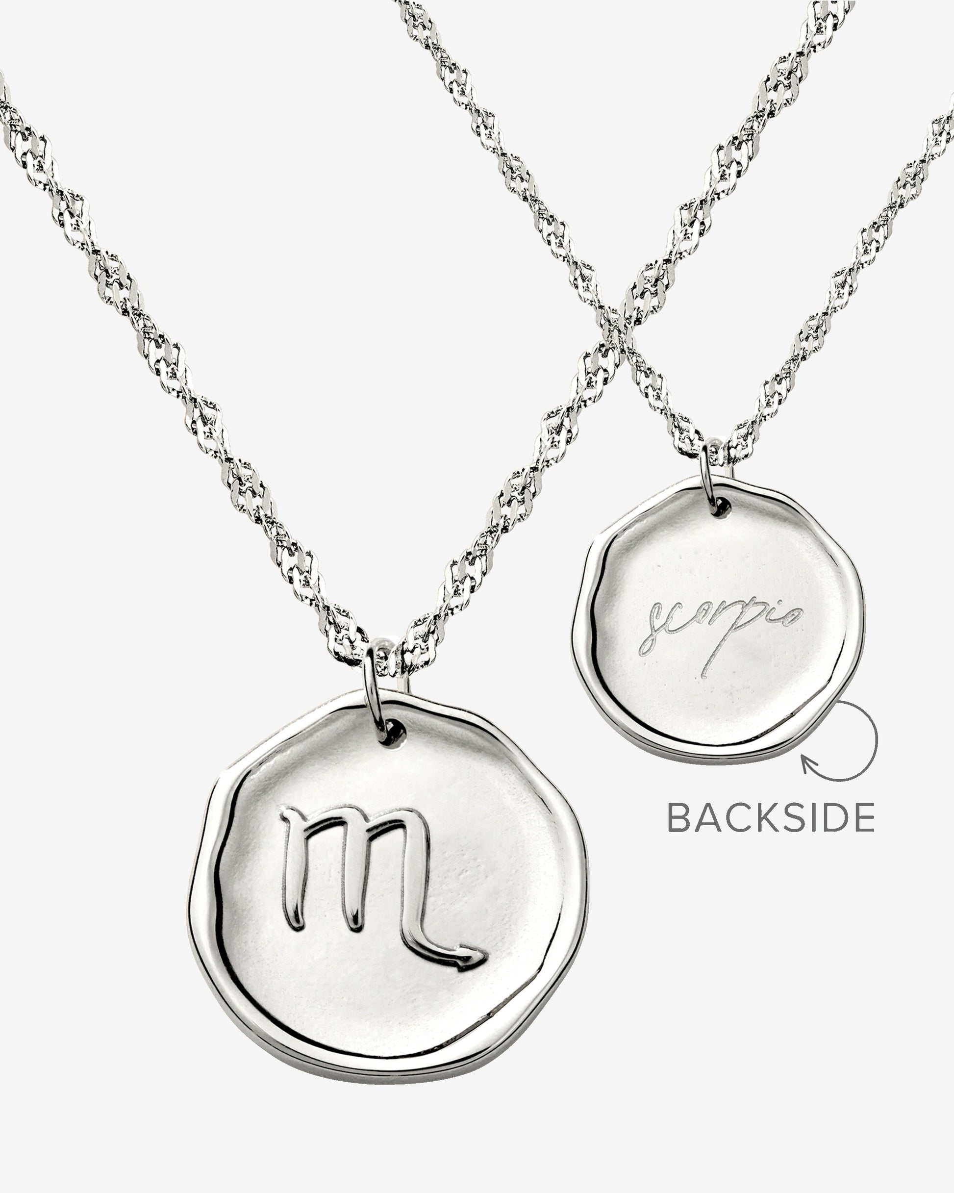 Zodiac Necklace Silber