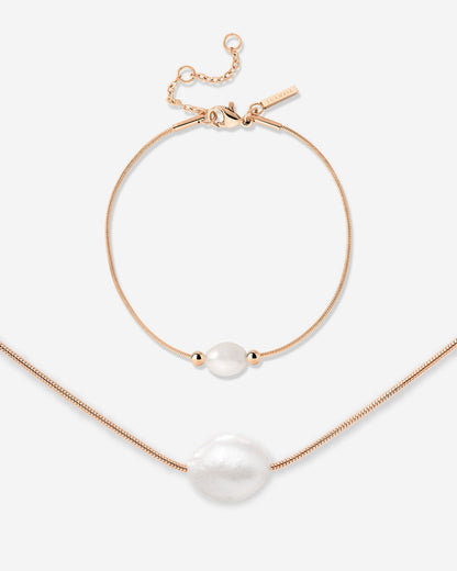 Minimalist Pearl Bundle Roségold