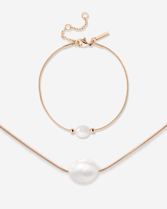 Minimalist Pearl Bundle Roségold