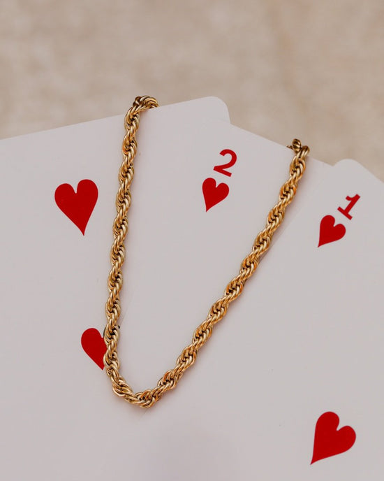 Rope Chain Bracelet Silber