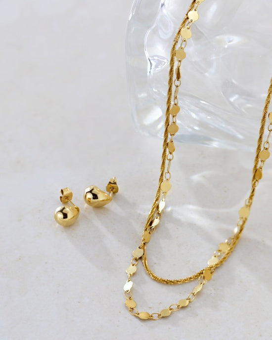 Timeless Ties Necklace Gold