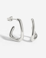 Sisterhood Bond Hoops Silber