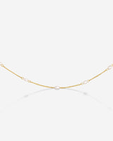 Pearl after Pearl Choker Gold