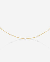 Pearl after Pearl Choker Gold