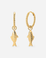 Pezito Twisted Hoop Set Small Gold