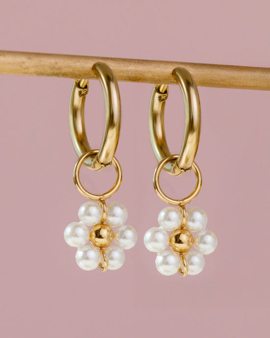 Daisy Hoop Set Small Roségold